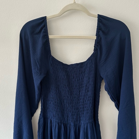 Amazon blue smock, long sleeve jumpsuit - Picture 7 of 7